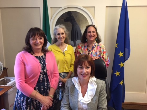 with the irish minister for culture josepha madigan