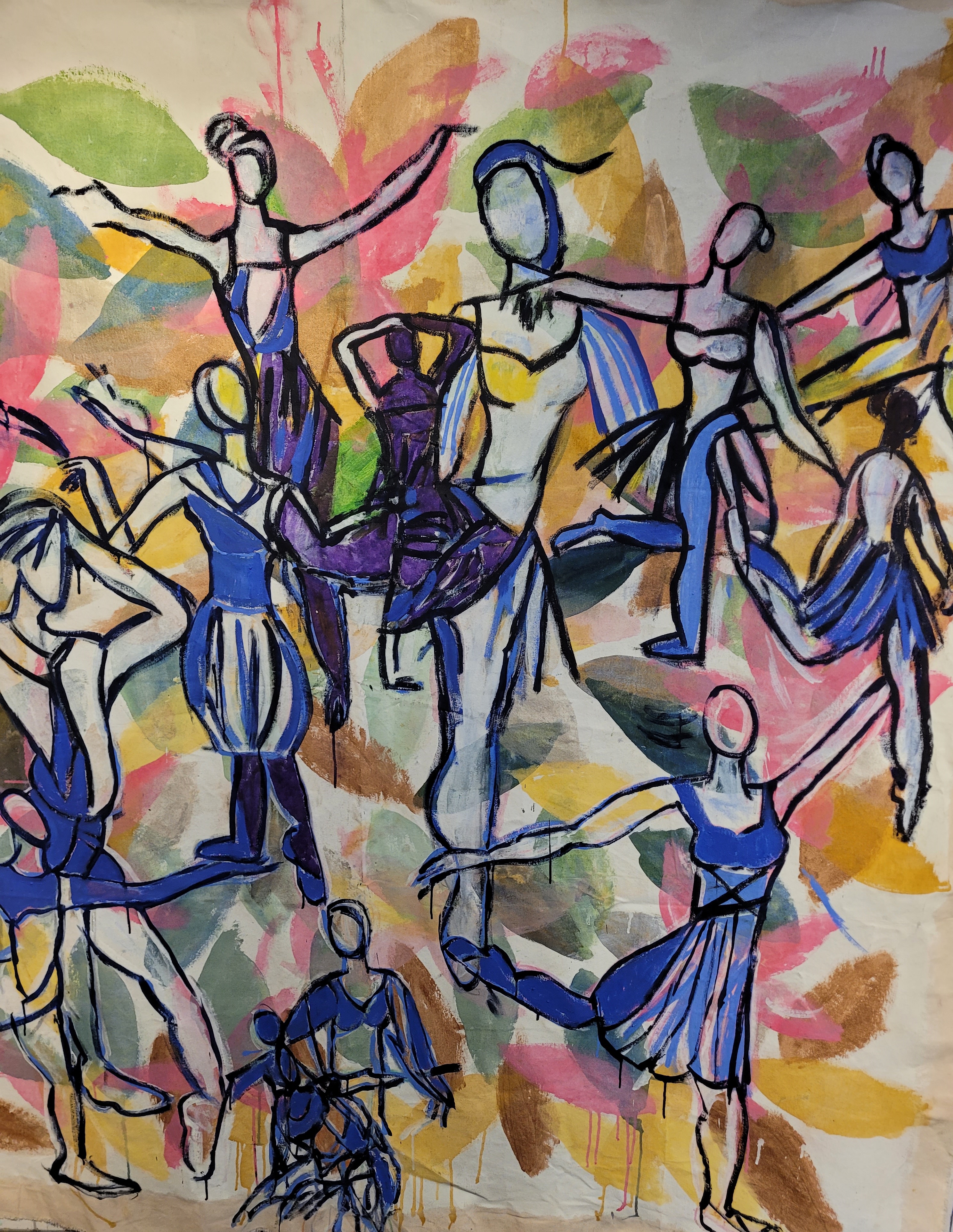“Colon Ballet” (5’x5′) | Elizabeth Greisman